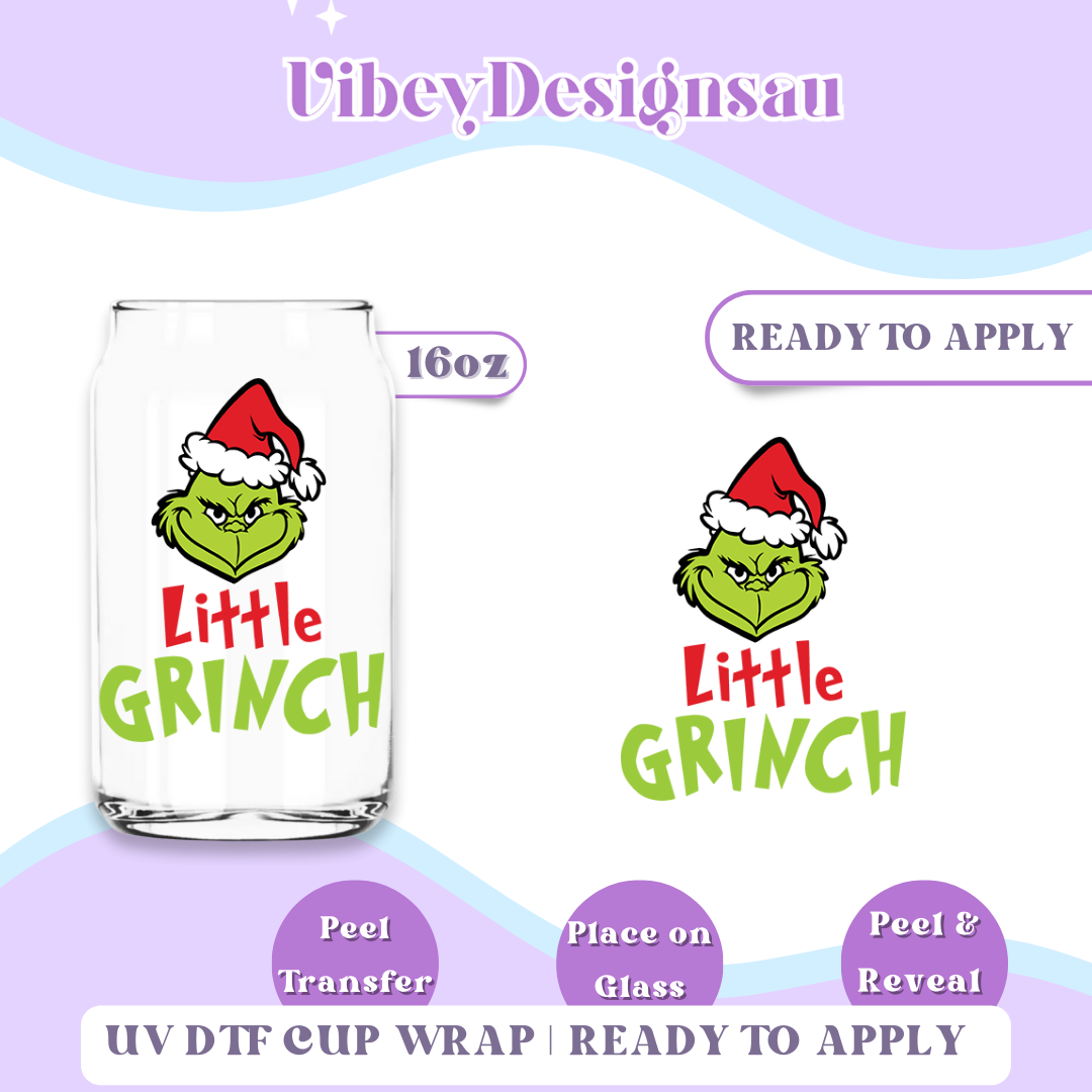 RTS UV-DTF Transfer for Bottle, Glass, Mug, Diary - Christmas Little