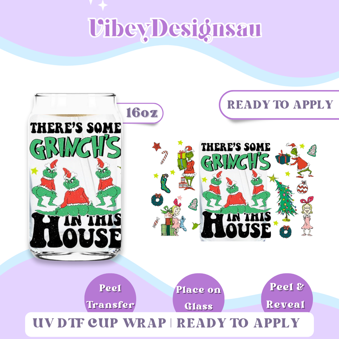 RTS 16OZ Cup Wrap - Some Grinches This House