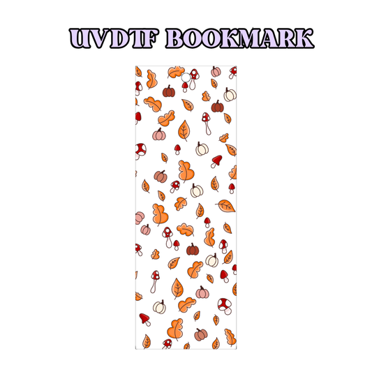 UV-DTF Bookmark Transfer - Mushroom Fall