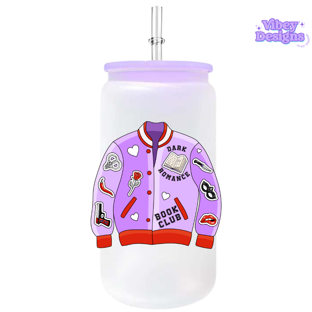 UV-DTF Transfer for Bottle, Glass, Mug, Diary - Bookclub Jacket