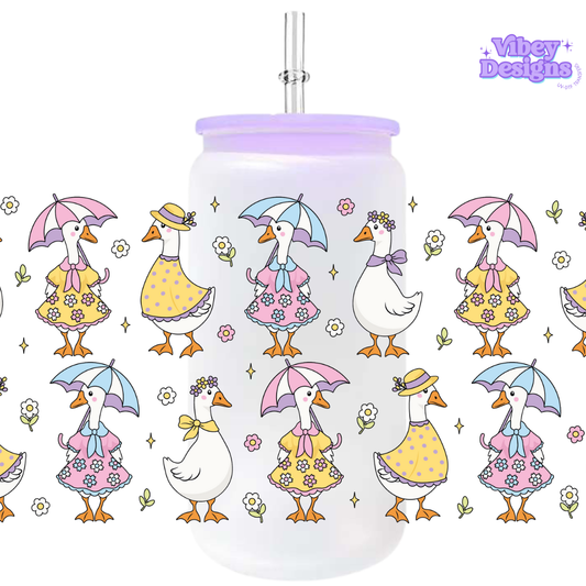 Uv Dtf Wrap For 16oz Libbey Glass - Silly Goose