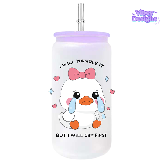 UV-DTF Transfer for Bottle, Glass, Mug, Diary - I will handle it
