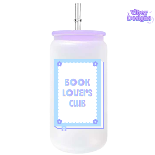 UV-DTF Transfer for Bottle, Glass, Mug, Diary - Book lovers club
