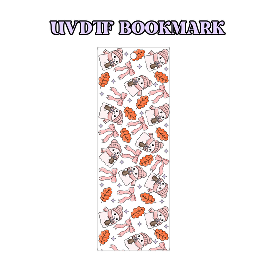 UV-DTF Bookmark Transfer - Girlie Ghost Fall