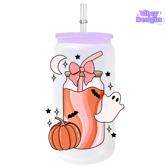 UV-DTF Transfer for Bottle, Glass, Mug, Diary - Spooky Drink