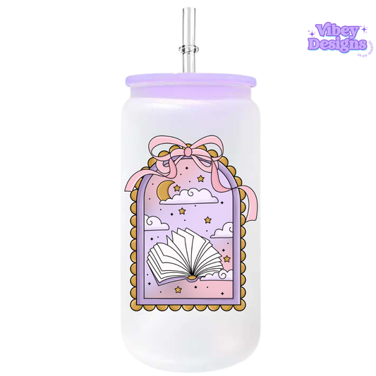 UV-DTF Transfer for Bottle, Glass, Mug, Diary - Book Magic Window
