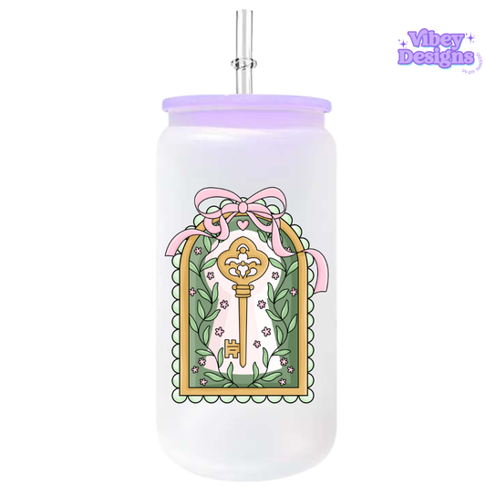 UV-DTF Transfer for Bottle, Glass, Mug, Diary - Secret Garden Window