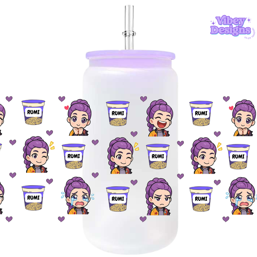Uv Dtf Wrap For 16oz Libbey Glass - K Pop