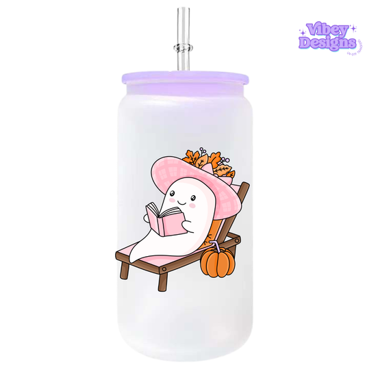 UV-DTF Transfer for Bottle, Glass, Mug, Diary - Bookish Ghost
