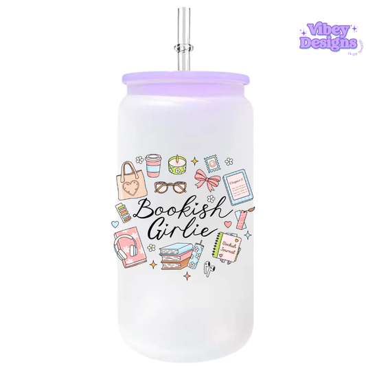 UV-DTF Transfer for Bottle, Glass, Mug, Diary - Bookish Girlie