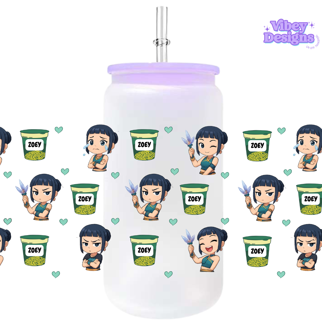 Uv Dtf Wrap For 16oz Libbey Glass - K Pop