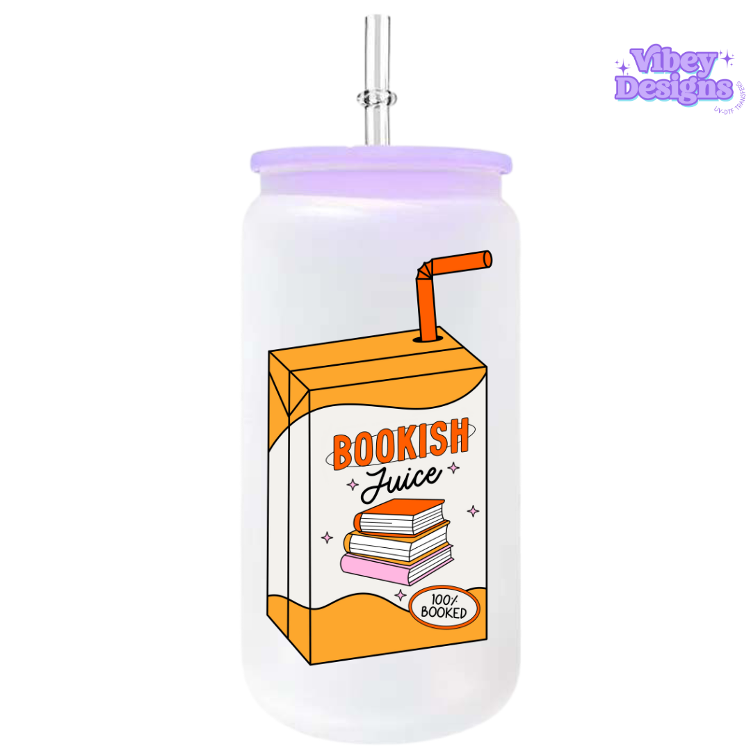 UV-DTF Transfer for Bottle, Glass, Mug, Diary - Bookish Juice