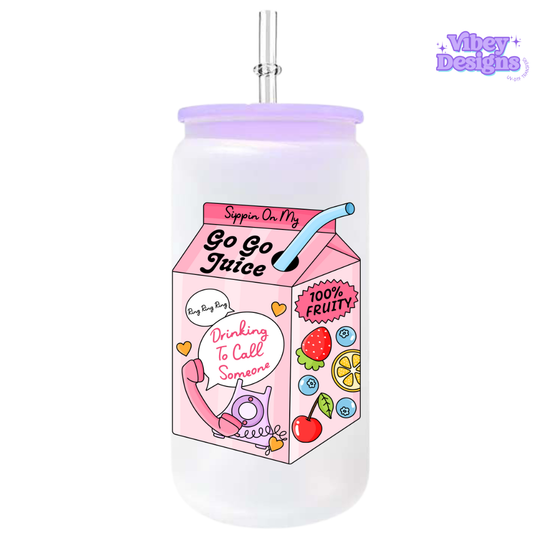 UV-DTF Transfer for Bottle, Glass, Mug, Diary - Gogo Juice