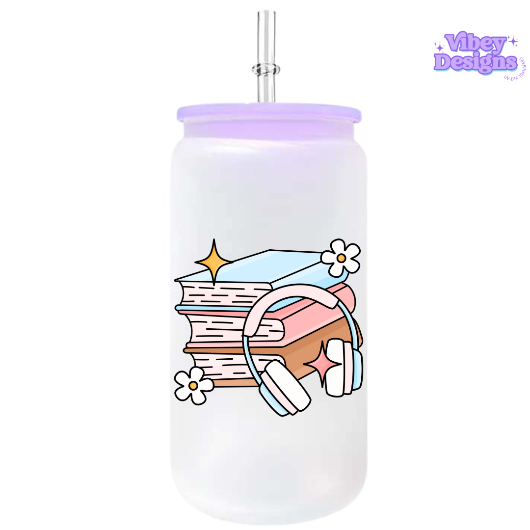 UV-DTF Transfer for Bottle, Glass, Mug, Diary - Book Elements