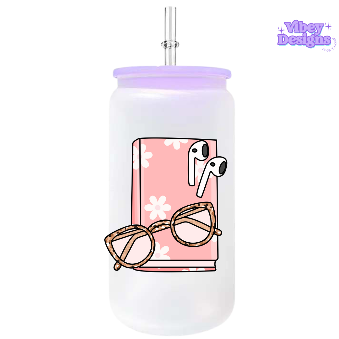 UV-DTF Transfer for Bottle, Glass, Mug, Diary - Book Elements