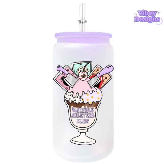 UV-DTF Transfer for Bottle, Glass, Mug, Diary - Multiple Deleters Club