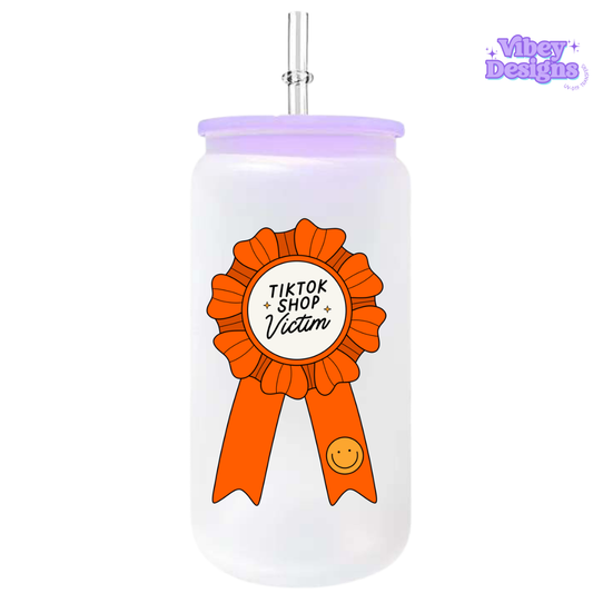 UV-DTF Transfer for Bottle, Glass, Mug, Diary - Tiktok shop victim