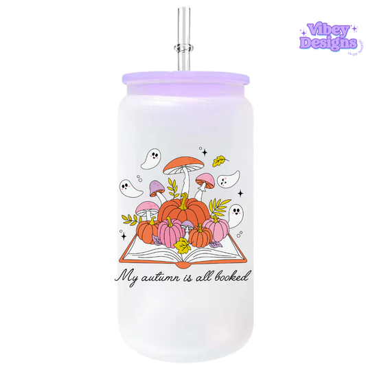 UV-DTF Transfer for Bottle, Glass, Mug, Diary - My Autumn is all booked