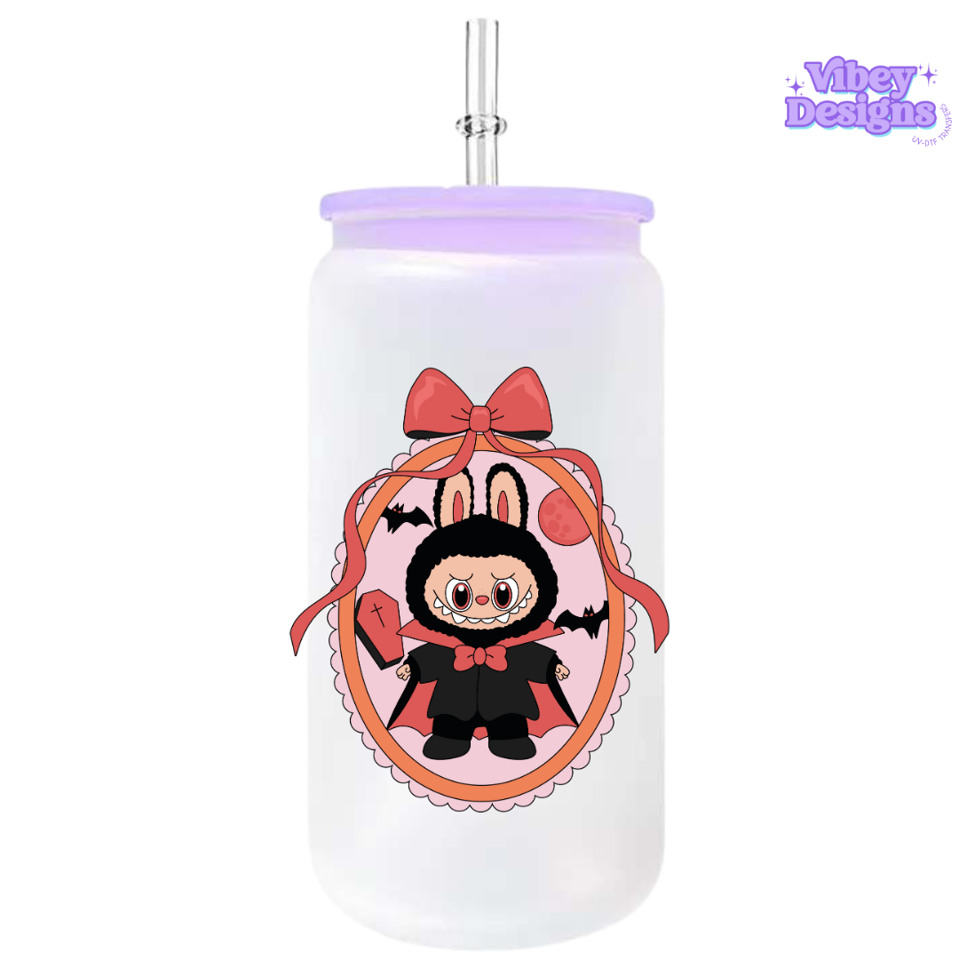UV-DTF Transfer for Bottle, Glass, Mug, Diary - Bubu Vampire