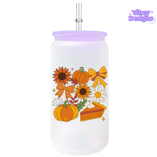 UV-DTF Transfer for Bottle, Glass, Mug, Diary - Fall things