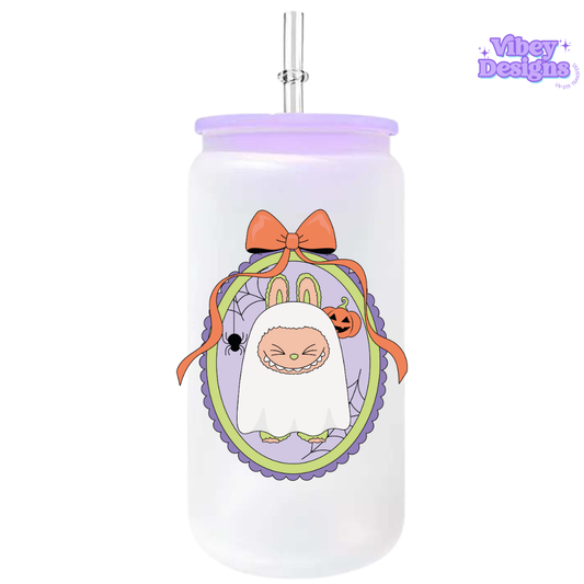 UV-DTF Transfer for Bottle, Glass, Mug, Diary - Bubu Ghost