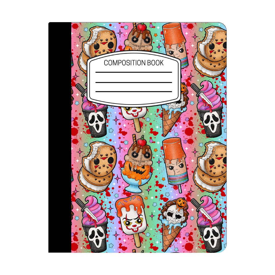 Composition Notebook - Horror Pops