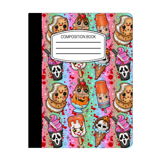 Composition Notebook - Horror Pops