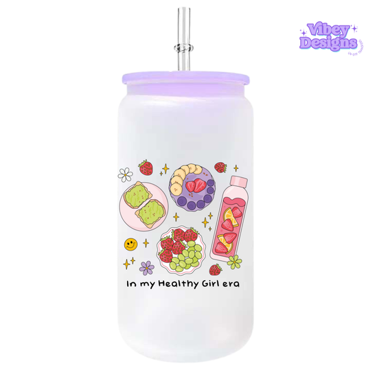 UV-DTF Transfer for Bottle, Glass, Mug, Diary - In my healthy girl era