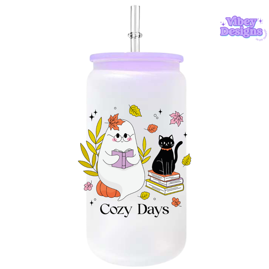 UV-DTF Transfer for Bottle, Glass, Mug, Diary - Cozy Days