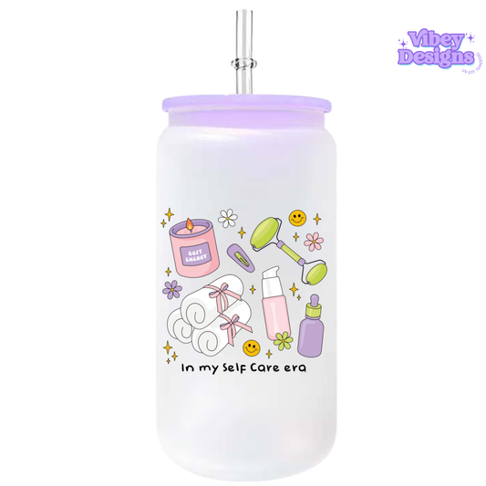 UV-DTF Transfer for Bottle, Glass, Mug, Diary - In my self care era