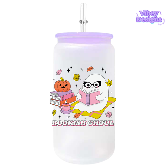 UV-DTF Transfer for Bottle, Glass, Mug, Diary - Bookish Ghoul
