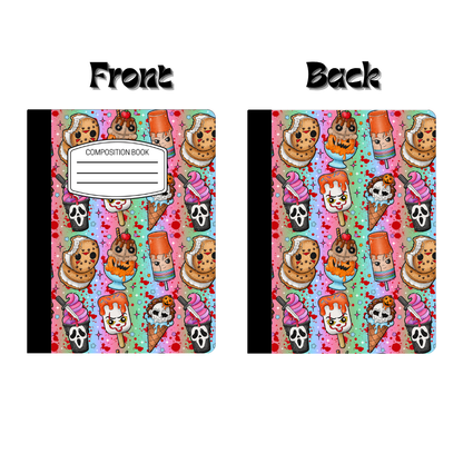 Composition Notebook - Horror Pops