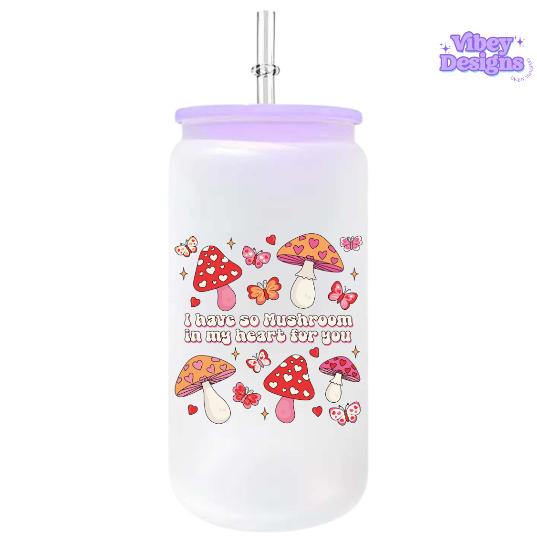 UV-DTF Transfer for Bottle, Glass, Mug, Diary - So Mushroom for you