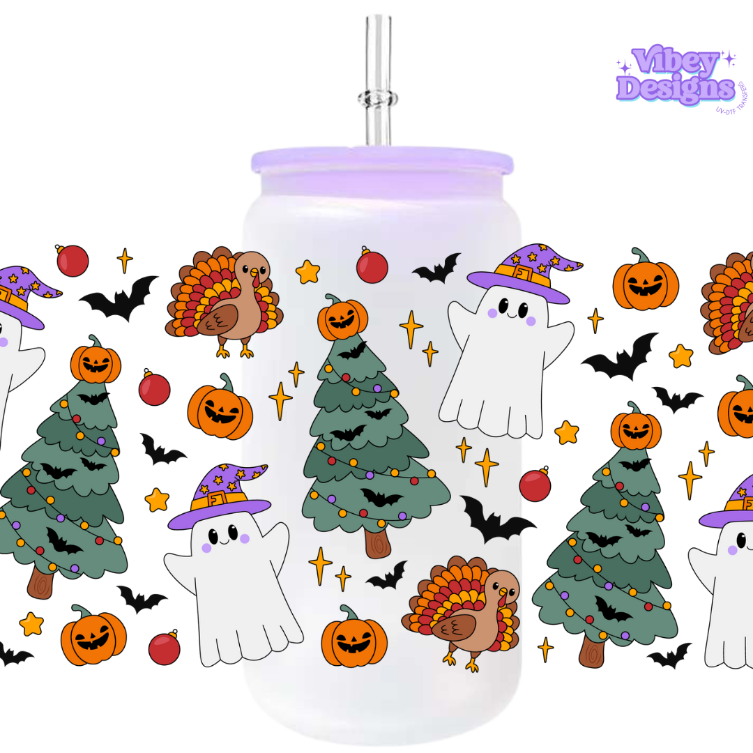 Uv Dtf Wrap For 16oz Libbey Glass - Hallothankmas
