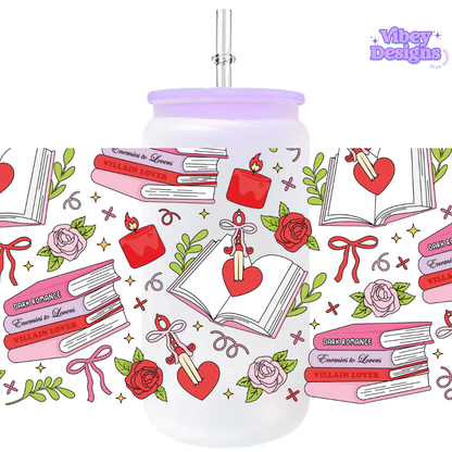 Uv Dtf Wrap For 16oz Libbey Glass - Howdy Valentines