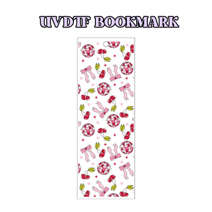 UV-DTF Bookmark Transfer - Bows & Disco