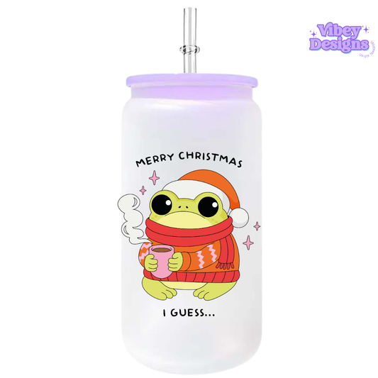 UV-DTF Transfer for Bottle, Glass, Mug, Diary - Merry Christmas (i guess)