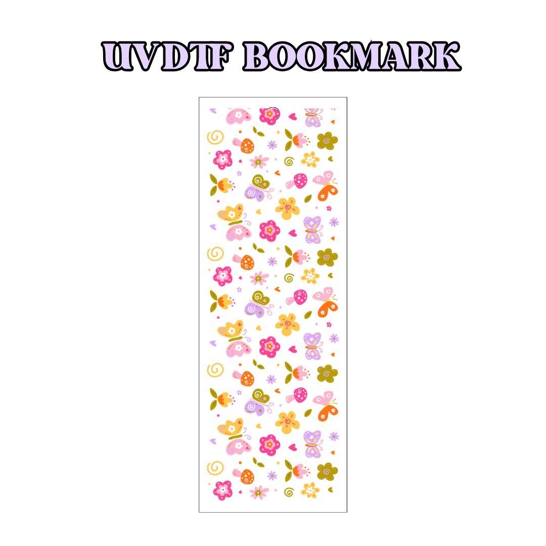 UV-DTF Bookmark Transfer - Springdoodles