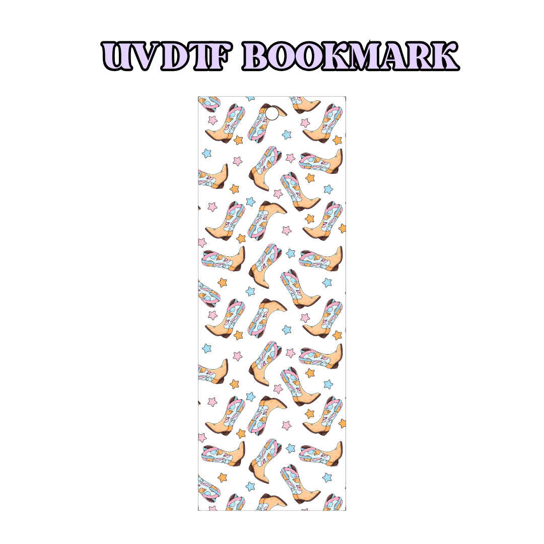 UV-DTF Bookmark Transfer - Costal Cowgirl