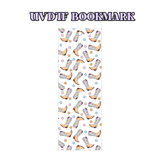 UV-DTF Bookmark Transfer - Costal Cowgirl