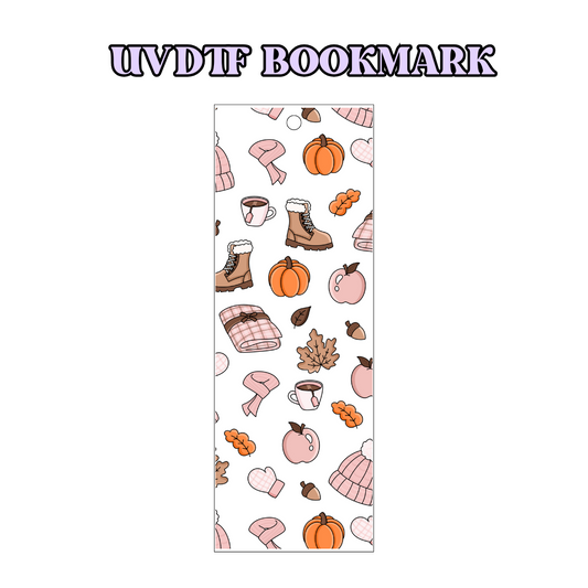 UV-DTF Bookmark Transfer - Autumn Elements