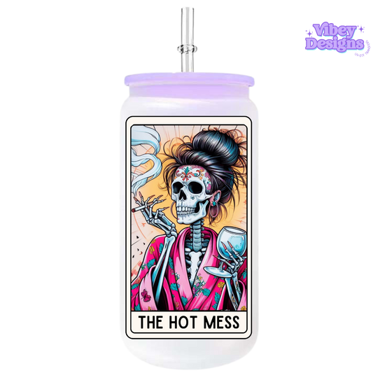 UV-DTF Transfer for Bottle, Glass, Mug, Diary - The Hot Mess Tarot