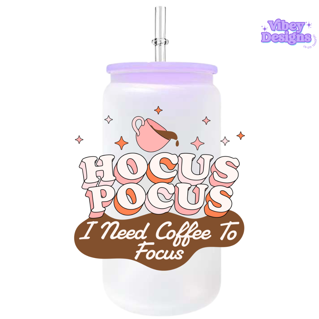 UV-DTF Transfer for Bottle, Glass, Mug, Diary - Hocus Pocus