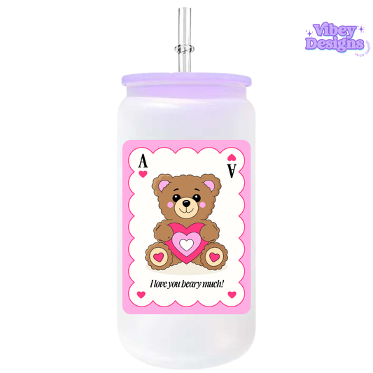 UV-DTF Transfer for Bottle, Glass, Mug, Diary - Love you berry much