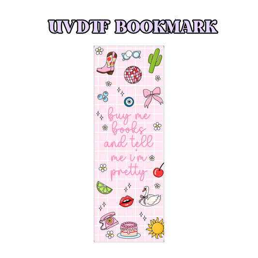 UV-DTF Bookmark Transfer - Buy me books