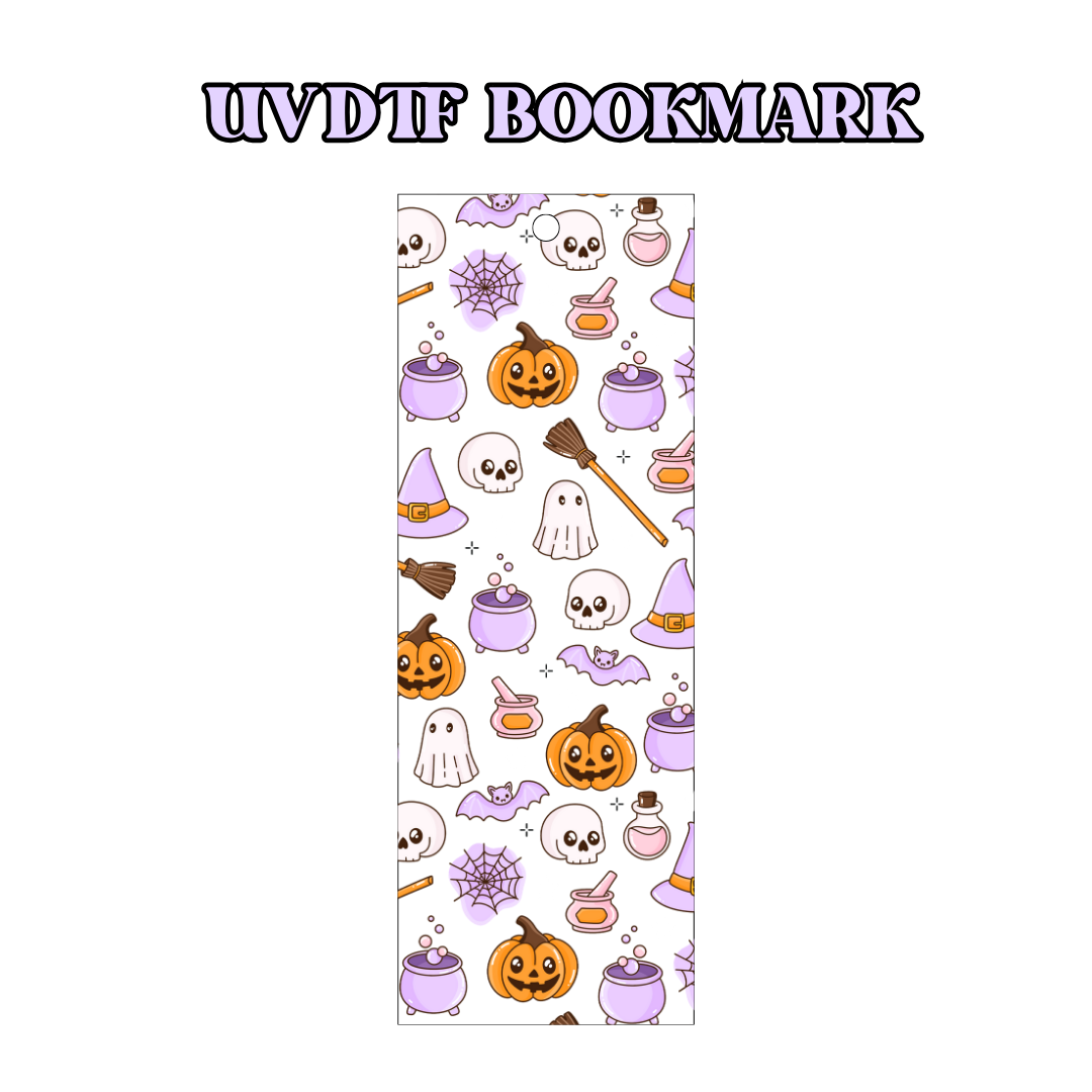 UV-DTF Bookmark Transfer - Halloween Print