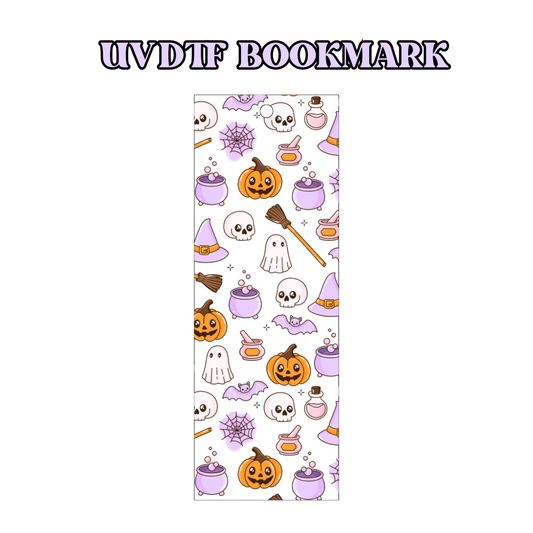 UV-DTF Bookmark Transfer - Halloween Print
