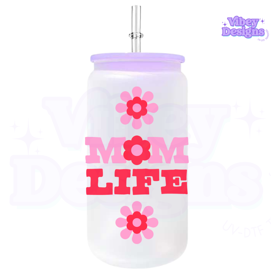 Transfer for Bottle, Glass, Mug, Diary - Mum Life