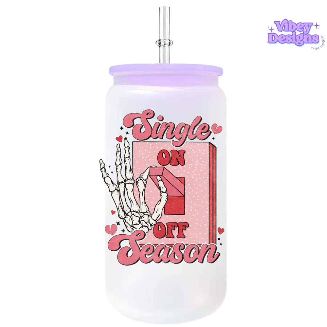 RTS UV-DTF Transfer for Bottle, Glass, Mug, Diary - Single Season On