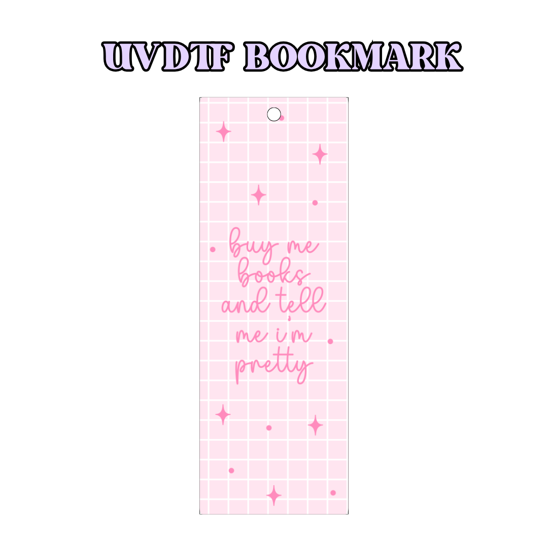 UV-DTF Bookmark Transfer - Buy me books 2